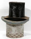 041460 VICTORIAN BEAVER TOP HAT W BOX C 1850