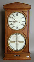 Ithaca No 3 calendar clock