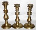 031411 AMERICAN BRASS CANDLESTICKS H 9  95