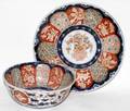 031392 JAPANESE IMARIPORCELAIN PLATE  RICE BOWL