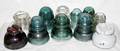 030319 US  CAN ANTIQUE GLASS TELEGRAPH INSULATORS
