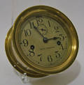 Seth Thomas brass ships clock with time only double spring