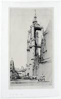 062346 SAMUEL E CHAMBERLAIN DRYPOINT SUNLIT TOWER