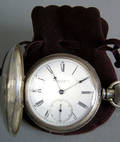 E Howard  Co Boston silver pocket watch