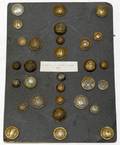 060334 SPANISH MILITARY BUTTONS 30 C 1898
