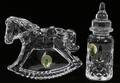 051351 WATERFORD CRYSTAL ROCKING HORSE  BABY BOTTLE