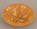 Miniature redware bowl