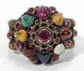 032260 THAILAND GOLD  SEMIPRECIOUS STONE RING