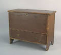 New England painted pine blanket chest ca 1750