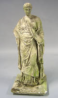 Marble statue of a maiden 19th c