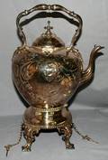 021450 REED  BARTON SILVERPLATE HOT WATER KETTLE
