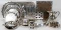 021446 SILVERPLATE SERVING TRAYS DISHES BOWLS