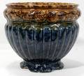021436 GLAZED POTTERY JARDINIRE C1900 H83