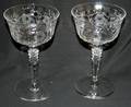020397 GLASS STEMWARE W ACID ETCHING 10