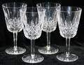 020372 WATERFORD LISMORE PATTERN WATER GOBLETS