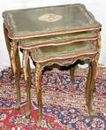 052427 WIDDICOMB NEST OF 3 TABLES C 1950S H 24