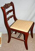 050370 EASTLAKE STYLE MAHOGANY SIDE CHAIR C1920