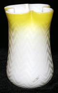 042377 VICTORIAN MOTHEROFPEARL SATIN GLASS VASE