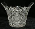042347 BRILLIANT PERIOD CUT GLASS ICE BUCKET C 1900