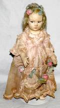 040434 FELT CLOTH DOLL C1920 H 15