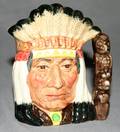 031473 ROYAL DOULTON PORCELAIN TOBY MUG NA INDIAN