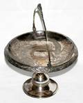 021474 MERIDEN ELECTROPLATE NICKEL SILVER COMPOTE