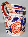 020427 GAUDY DUTCH PORCELAIN PITCHER H 65