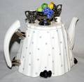 020423 CARDEW DESIGN ENGLISH PORCELAIN TEAPOT H 8