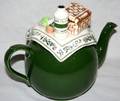 020422 ENGLISH PORCELAIN TEAPOT C 1930 H75 L95