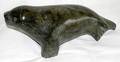 061512 INUIT CARVED SOAPSTONE SEAL L 12