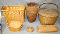 060417 HAND WOVEN BASKETS C 19TH  20TH C