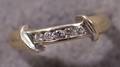 051432 14KT GOLD  DIAMOND BAND RING