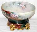 042410 LIMOGES PORCELAIN PUNCH BOWL AS IS CONDITION