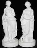 042386 PARIAN WARE FIGURES EUTERPE  THALIA