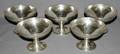 032341 STERLING SILVER SHERBETS C 1930 SET OF 5