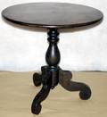 031500 MAHOGANY PEDESTAL BASE PARLOR TABLE
