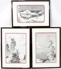 022393 JAPAN WOOD BLOCK PRINTS LANDSCAPE SCENES