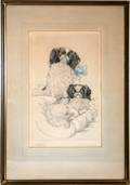 070469 CARL ALBERT JOSEPH GABER LITHOGRAPH PEKINESE