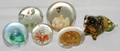 070446 BLOWN GLASS PAPERWEIGHTS LATE 20TH C