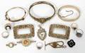 061582 VINTAGE JEWELRY GROUPING FIFTEEN PIECES