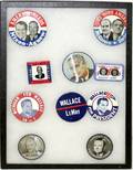060449 POLITICAL PARTY CAMPAIGN BUTTONS 1950S