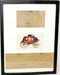 060444 WELLS FARGO EXPRESS STAGECOACH TICKETS  PRINT
