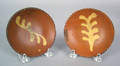 Pennsylvania redware toddy plate 19th c