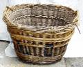 051483 EUROPEAN WICKER GRAPE GATHERING BASKETS H 25