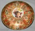 050486 CIGAR BAND MOTIF BOWL W VICTORIAN LADY