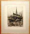 050471 LITHOGRAPH 11 5x7 5 LA SAINTE CHAPELLE