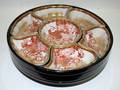 042458 JAPANESE KUTANI PORCELAIN LAZY SUSAN DIA125