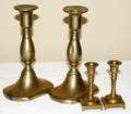 041631 ENGLISH BRASS CANDLESTICKS H 3  7