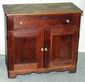 031538 OAK COMMODE LATE 19TH C H 305 W 33