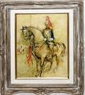 031536 G CHAPMAN NAPOLEONIC SOLDIER ON HORSEBACK